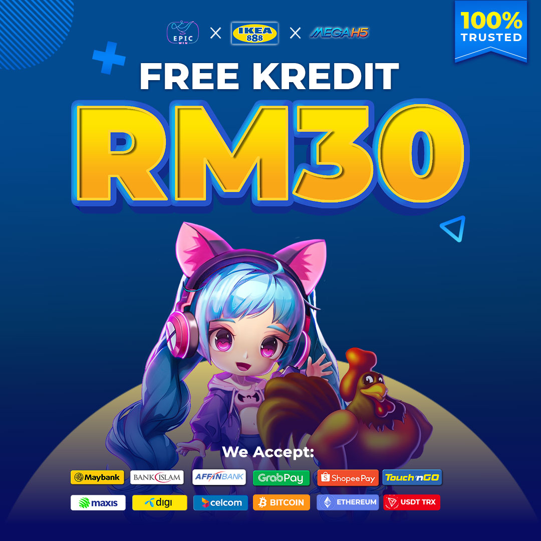 How to Sign Up and Claim Free Credit Slot RM30 at Ikea888