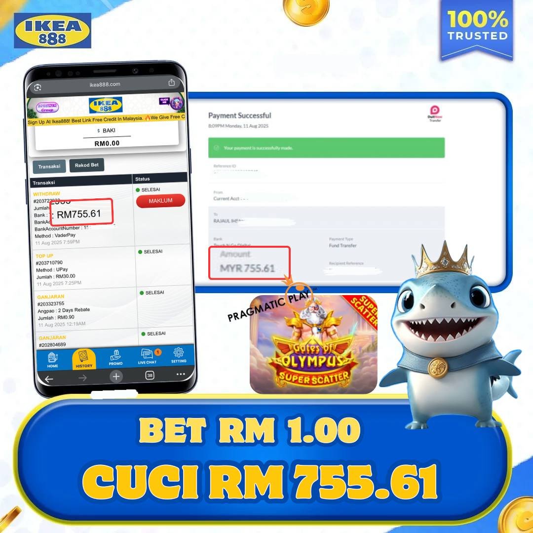 Ikea888 x Pragmatic Play : Gates of Olympus Super Scatter