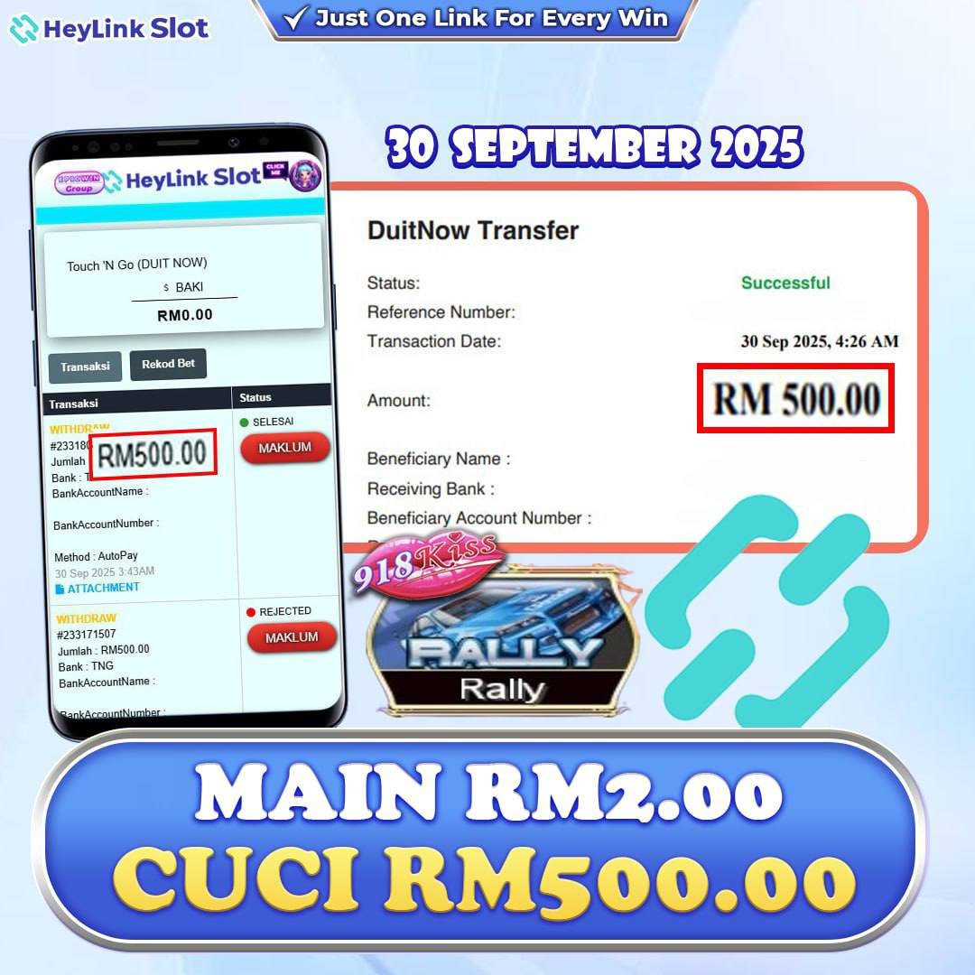 Heylink Free Credit Slots – 918Kiss x Rally