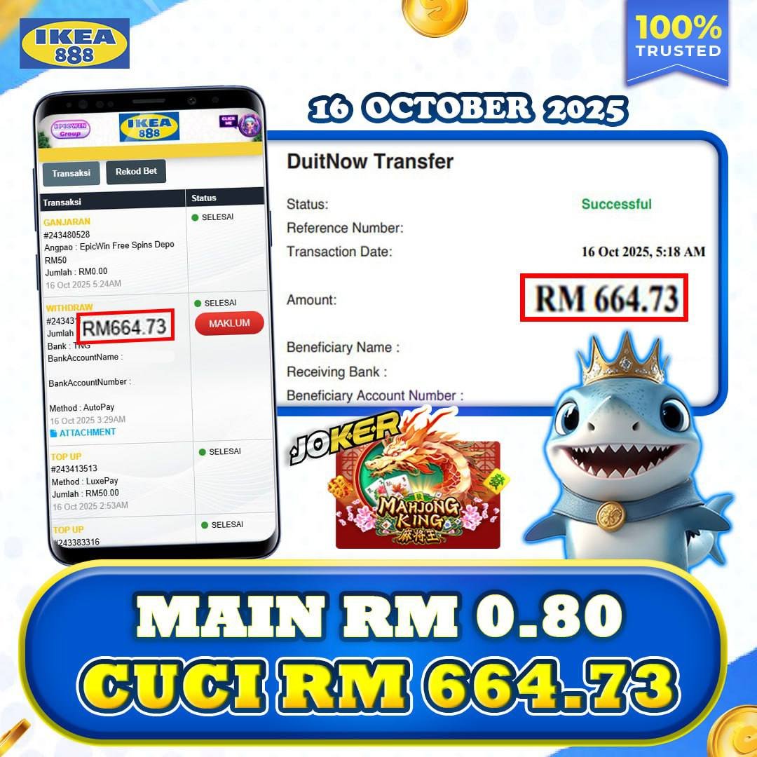 Ikea888 x Joker : Mahjong King