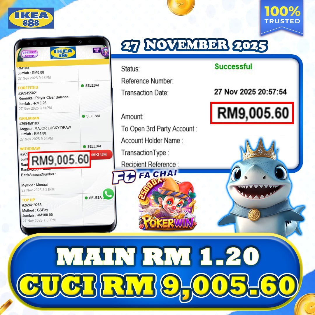Ikea888 x FaChai : PokerWin