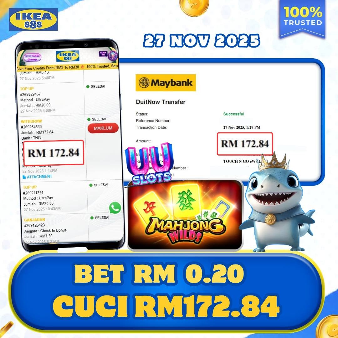 Ikea888 x UUSlots : Mahjong Wilds