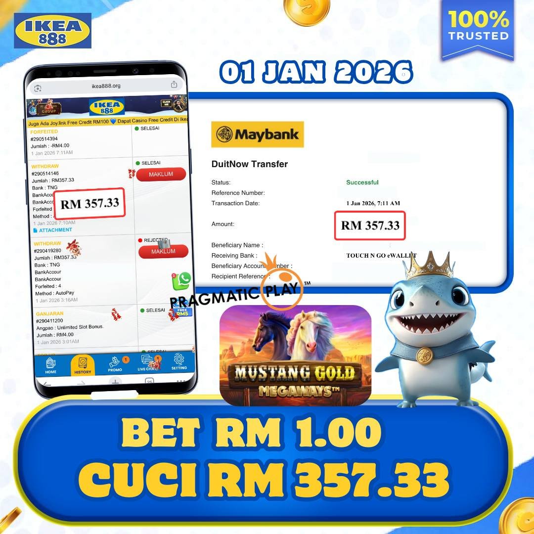 Ikea888 x Pragmatic Game : Mustang Gold Megaways