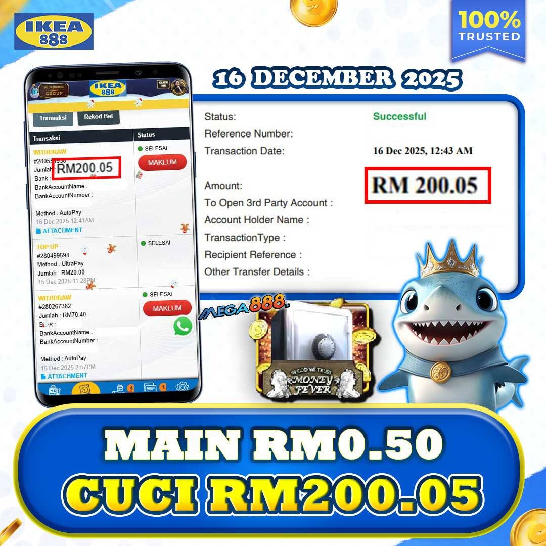 Ikea888 x MEGA888 : Money Fe’ver